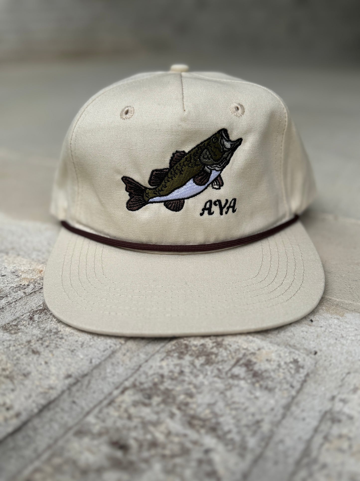 “The Hog” Cream Rope Hat