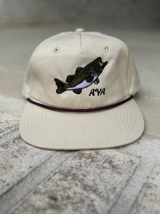 “The Hog” Cream Rope Hat