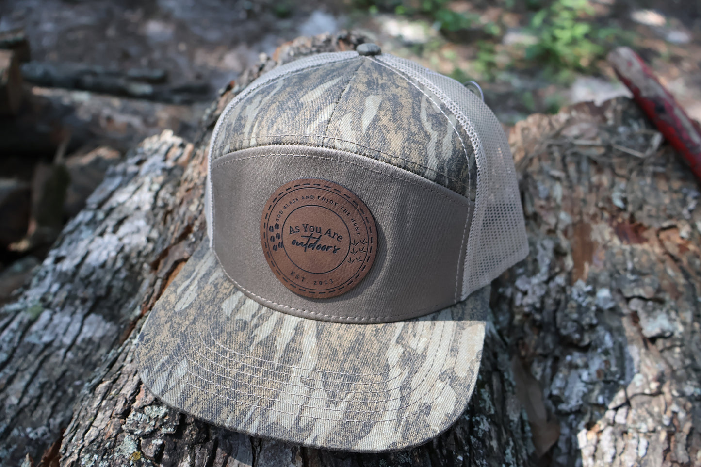 Lost Hat Co. 7 Panel Mossy Oak Collection