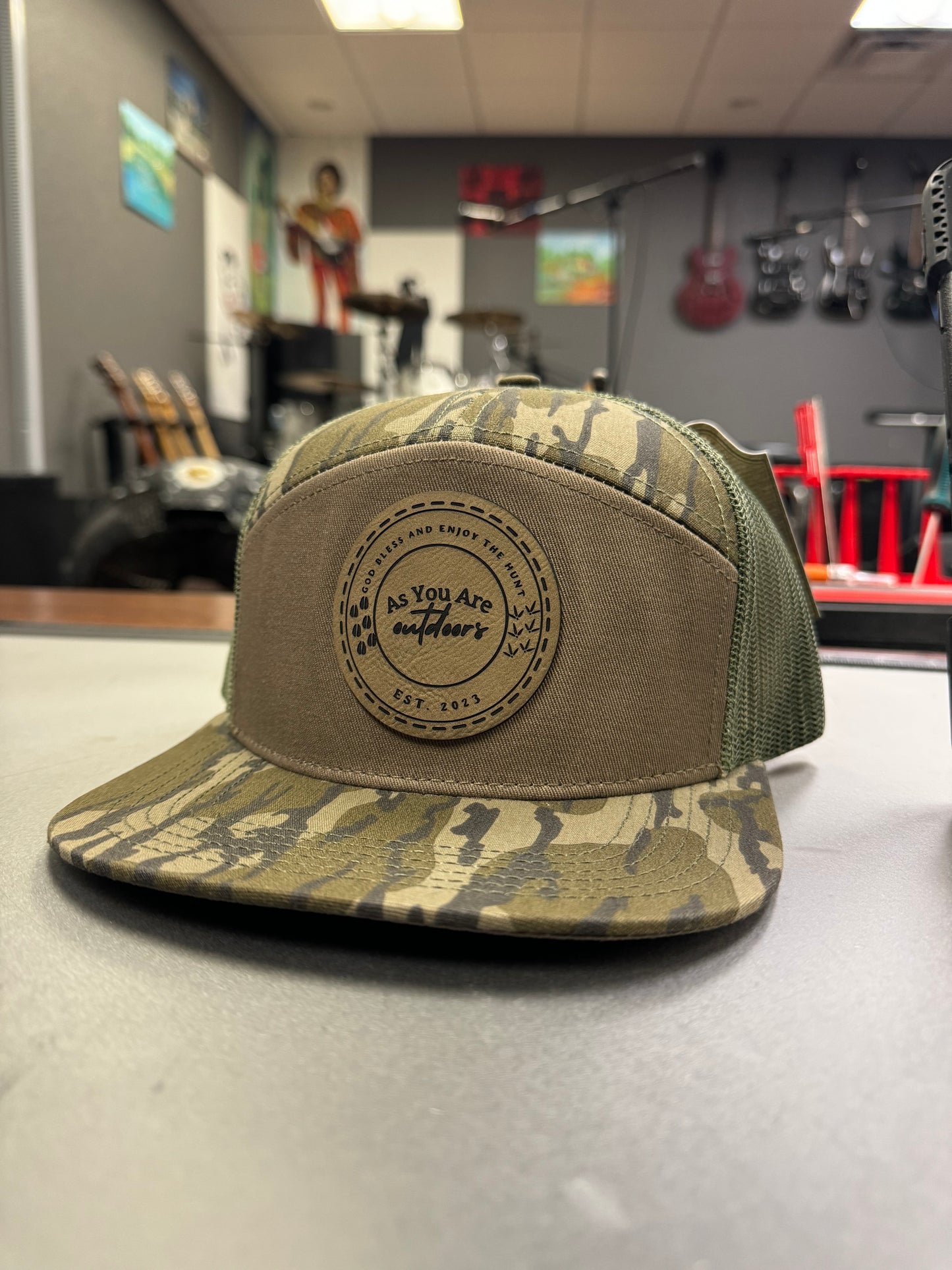 Lost Hat Co. 7 Panel Mossy Oak Collection