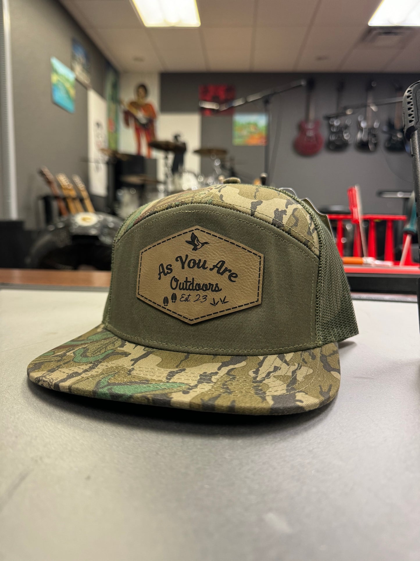 Lost Hat Co. 7 Panel Mossy Oak Collection